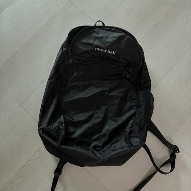 몽벨 포켓터블 라이트팩 15L 블랙