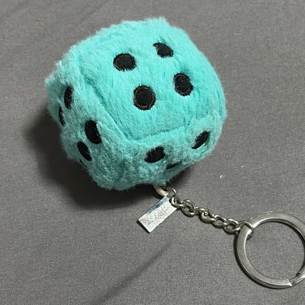 스투시 퍼지다이스 민트 키링