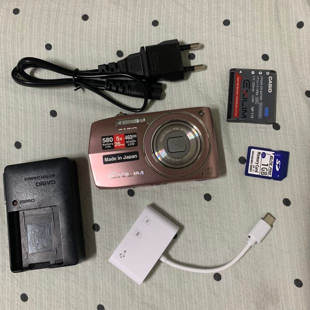 카시오 엑슬림 Z2300 빈티지 카메라