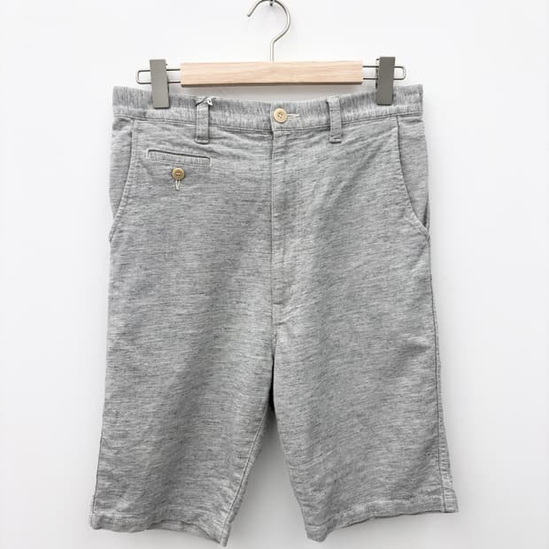 GREY BAGGY SHORTS