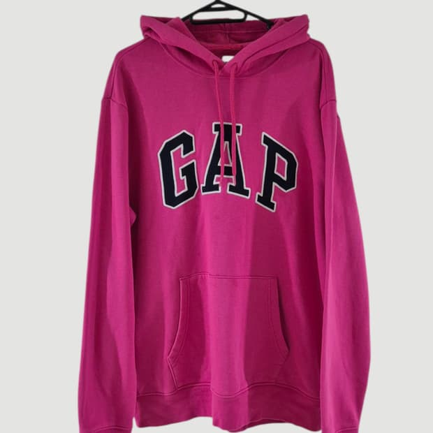 GAP 남여공용 오버핏 기모 후드티