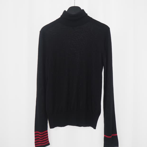 AKRIS cashmere / silk turtleneck knit 