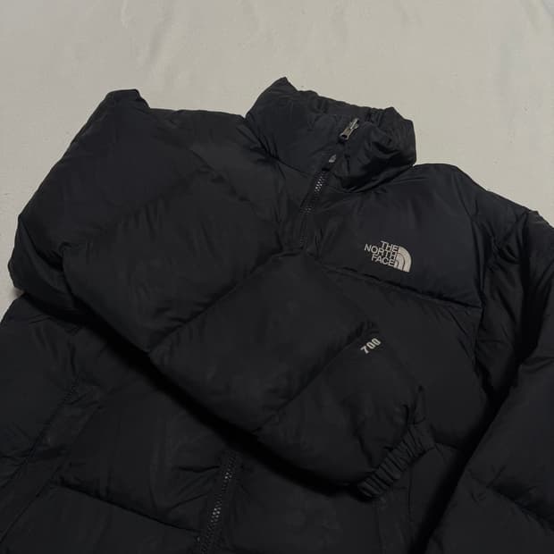S 노스페이스 눕시 700 무광블랙 구스다운 패딩