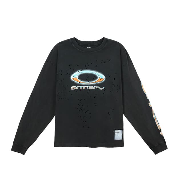 새티스파이x오클리 모스테크 롱 티셔츠