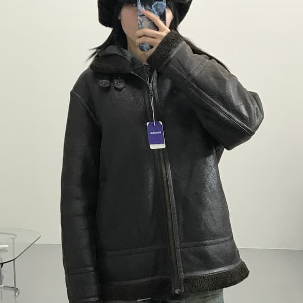 잼보니 브라운 무스탕