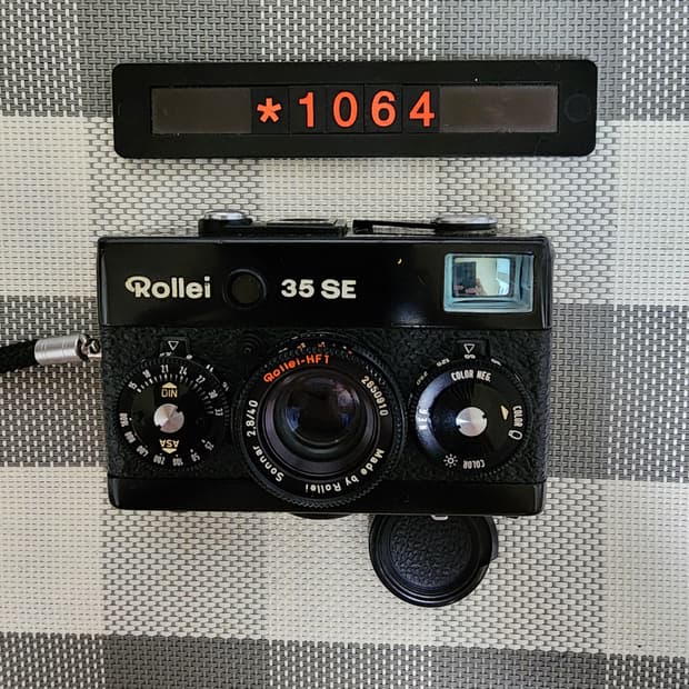 롤라이 35 SE 필름카메라 블랙바디 파우치포함