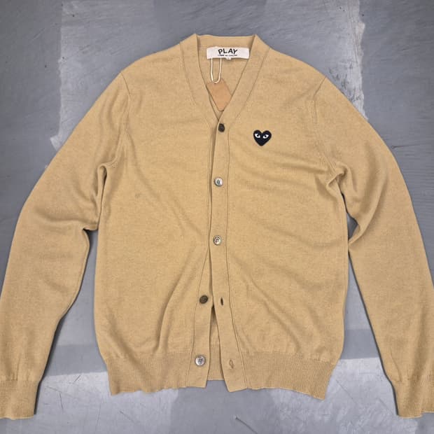 꼼데가르송 하트와펜 가디건