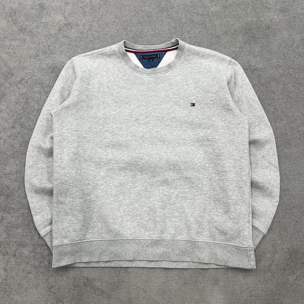 M 타미힐피거 그레이 맨투맨