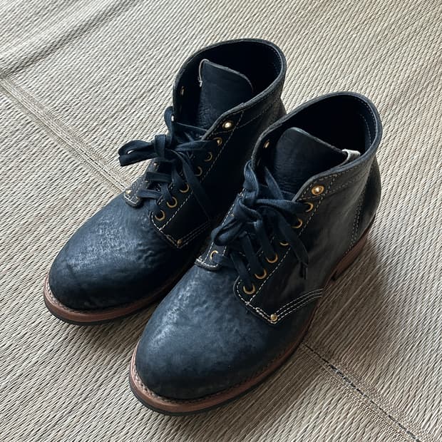 visvim brigadier black 10.5