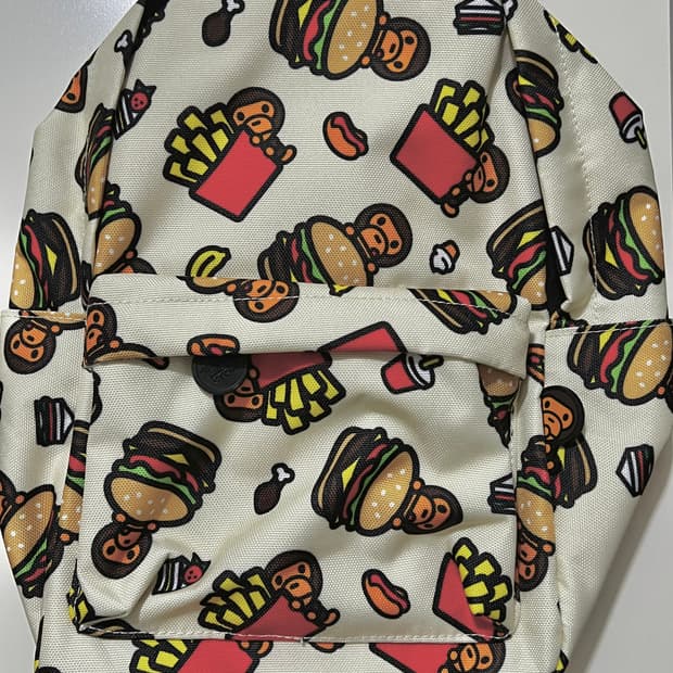 베이프 베이비마일로 햄버거 백팩