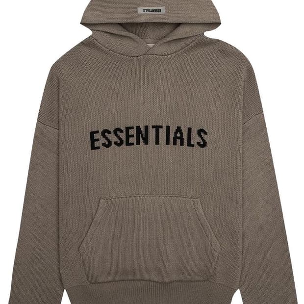 Essentials knit hoodie