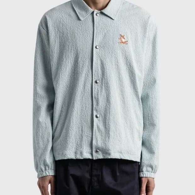 메종키츠네 윈드 브레이커 바람막이 점퍼 셔츠