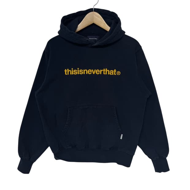 디스이즈네버댓 자수로고 후드티