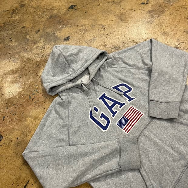 갭 성조기 후드티 