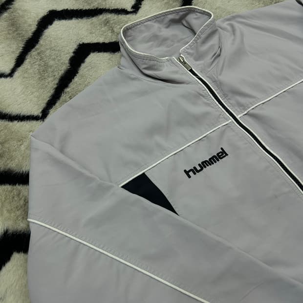 [2XL]험멜 올드스쿨 바람막이/옅은그레이