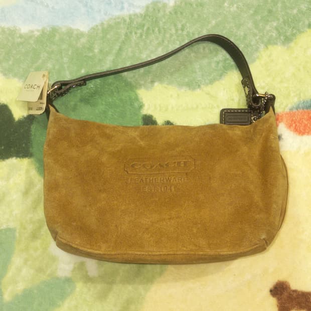 Coach 스웨이드백