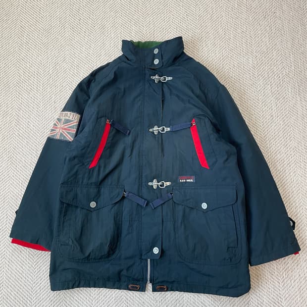 빈티지 파이어맨 버클 세일링 자켓  J03674
