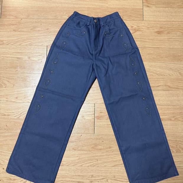(Free size) 빈티지 스터드 워크팬츠