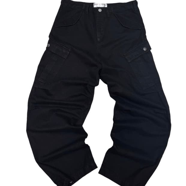 [1] 아오이로 히카리 스냅 m65 팬츠 블랙 새상품