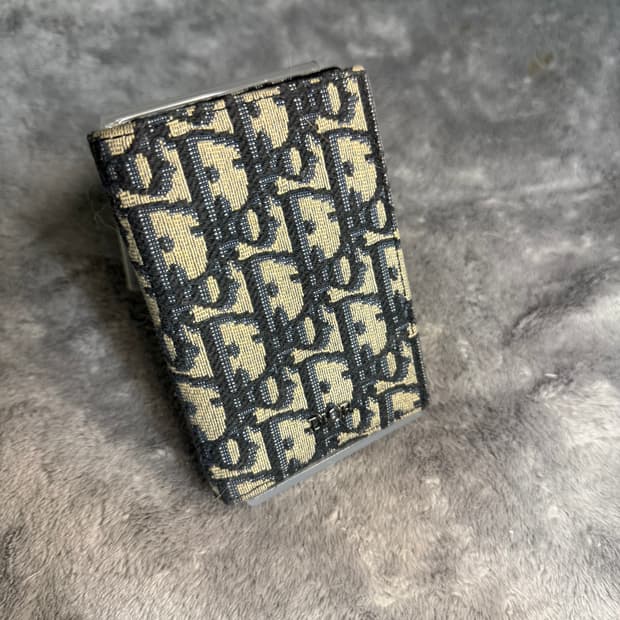 디올 자카드 바이폴드 오거나이저