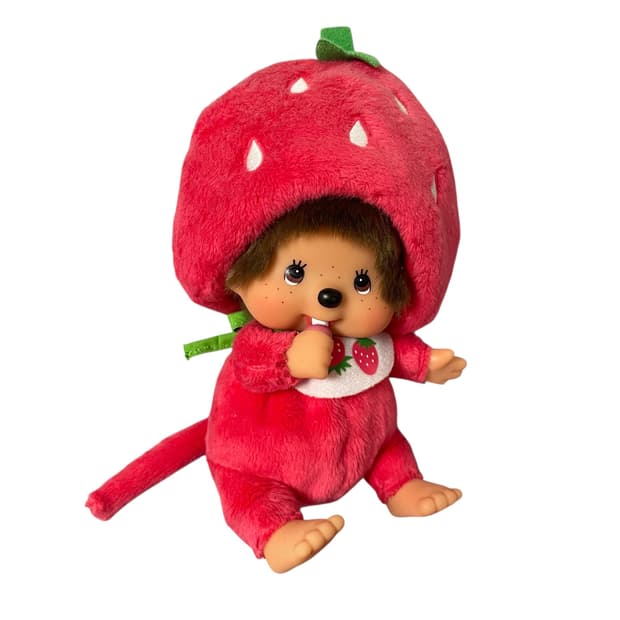 급처)몬치치 스트로베리 시팅 S 인형 고전 레어 딸기