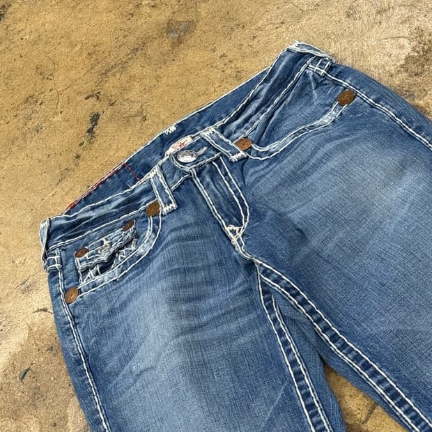 [정품/31] 트루릴리젼 스티치 데님 청바지 b14