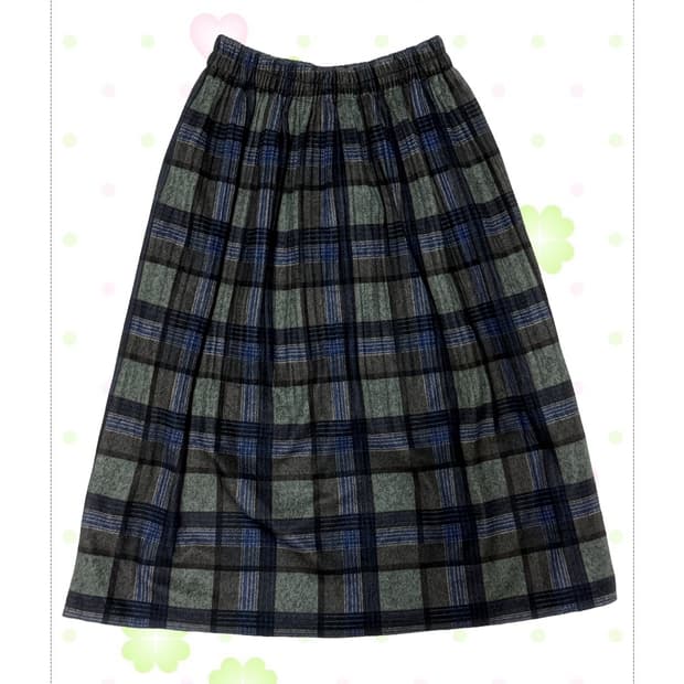 모리걸 스쿨룩 체크 스커트
