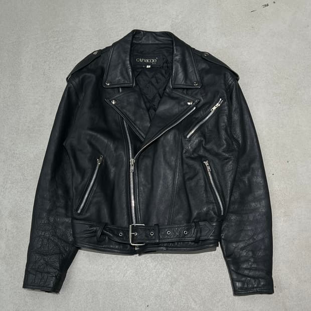 카프리치오 소가죽 라이더자켓 s10403