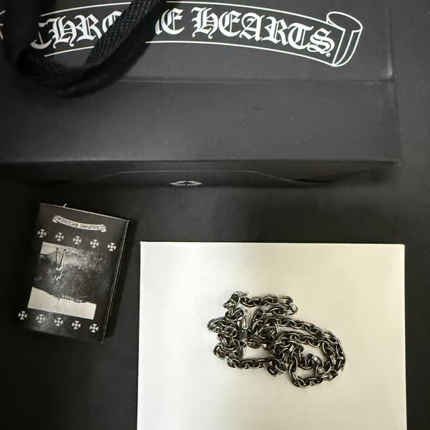 크롬하츠 페이퍼체인 목걸이 20인치