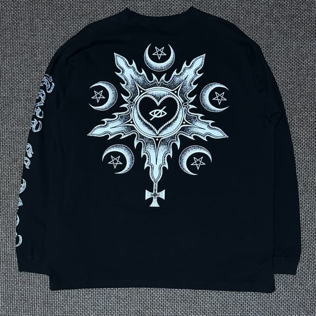 Kry clothing 서브컬쳐 지뢰계 펑크 디테일 롱슬리브