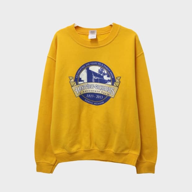 길단 Y2K 프린팅 맨투맨 61512