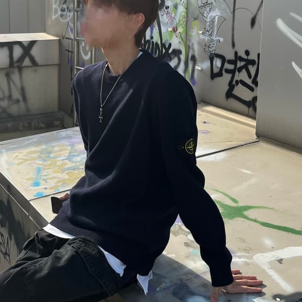 스톤아일랜드 램스울 니트 XL