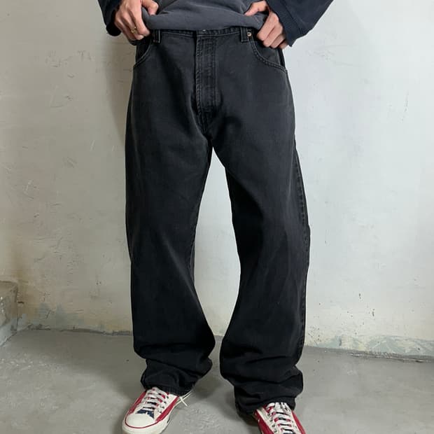 00's 리바이스 517 블랙 부츠컷 플레어진