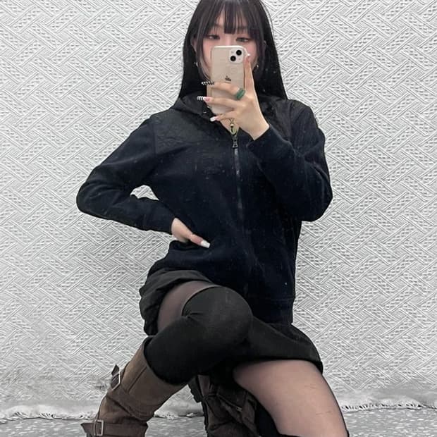 폴로 랄프로렌 스트릿 캐주얼 락시크 퀄팅 후드집업 95 C10715