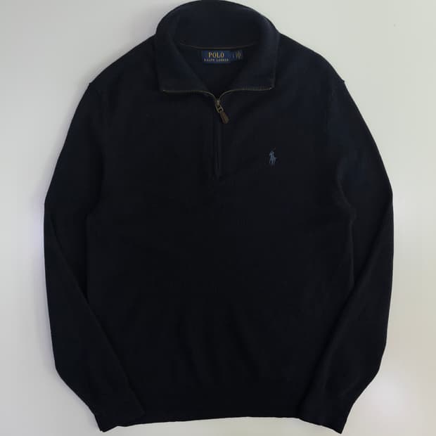 Polo 폴로 랄프로렌 메리노울 쿼터 집업 니트