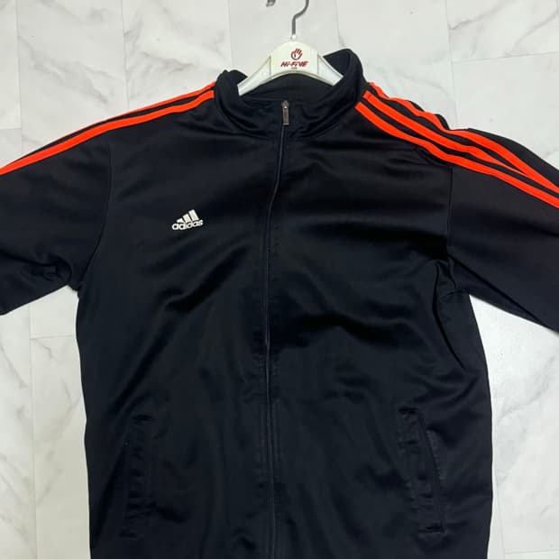 아디다스 주황 검정 져지