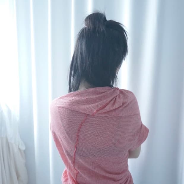 Junya Watanabae 비대칭 니트 탑