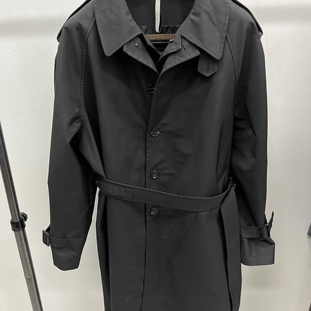 105) 노이어 신서틱 레이어드 트렌치코트 