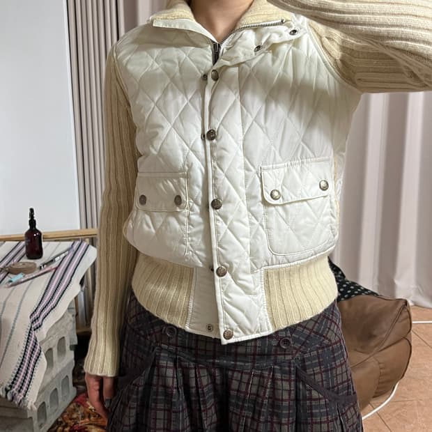 폴로진스 여성 퀼팅 경량패딩 자켓