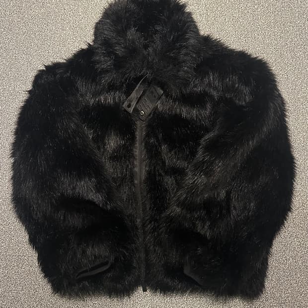 나이키 x 앰부쉬 리버시블 퍼 자켓 m