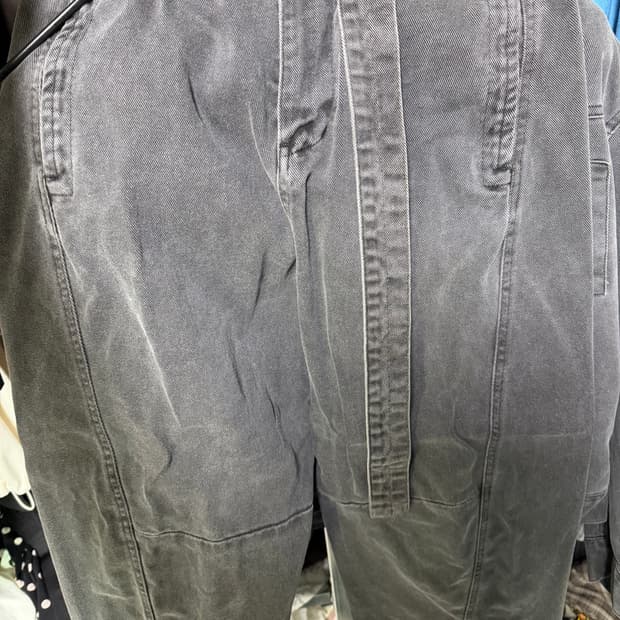 쿠어 21fw 벨티드 커브 팬츠