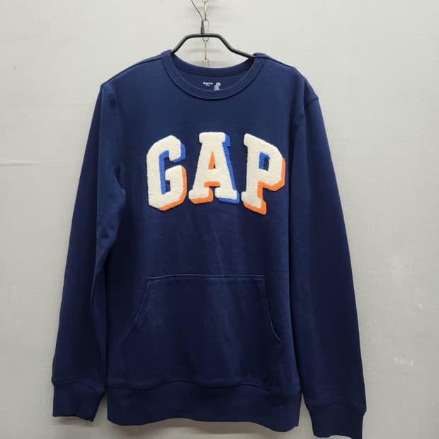 GAP 갭 캥거루주머니 부클 빅로고 롱슬리브 긴팔 M