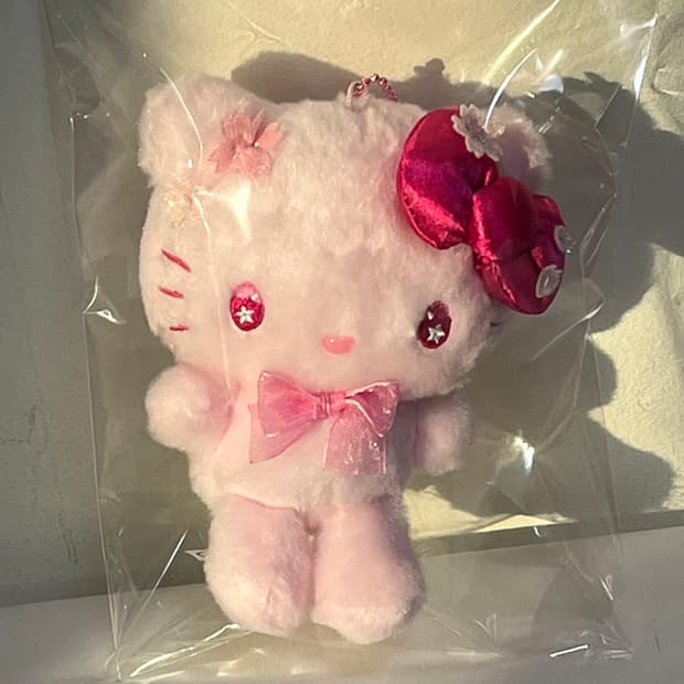 산리오 벚꽃 사쿠라 키링 키티 