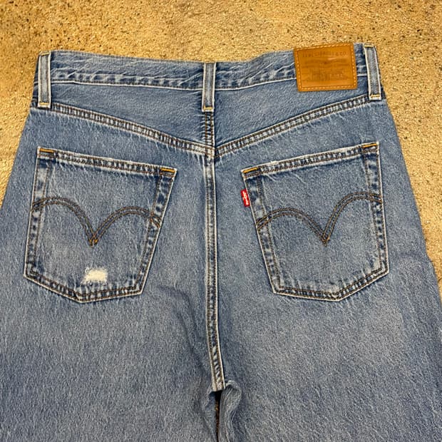 90s Made USA  빈티지 리바이스 505 그레이진 청바지