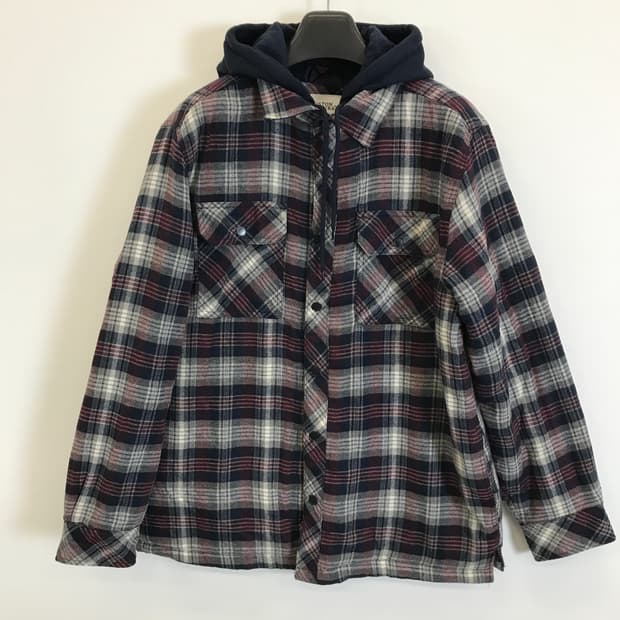 보스턴트레이더스 후드 플란넬 패딩셔츠 [XL]