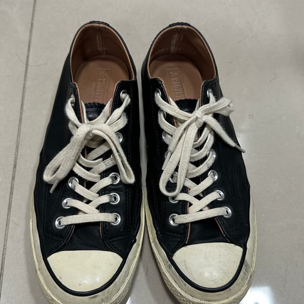 컨버스 척70 레더 블랙 (275)