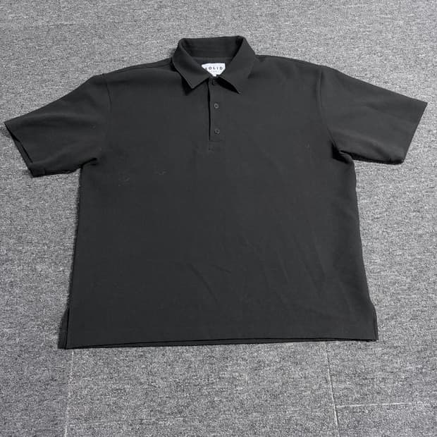 솔리드옴므 22s 백로고 폴로 셔츠