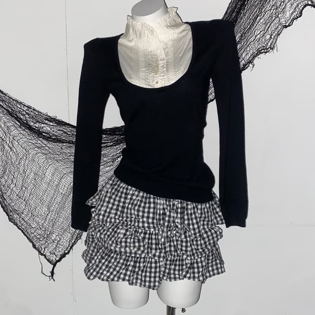 미쉘클랑 공겜여주 고딕 고스 세트 ໒꒱