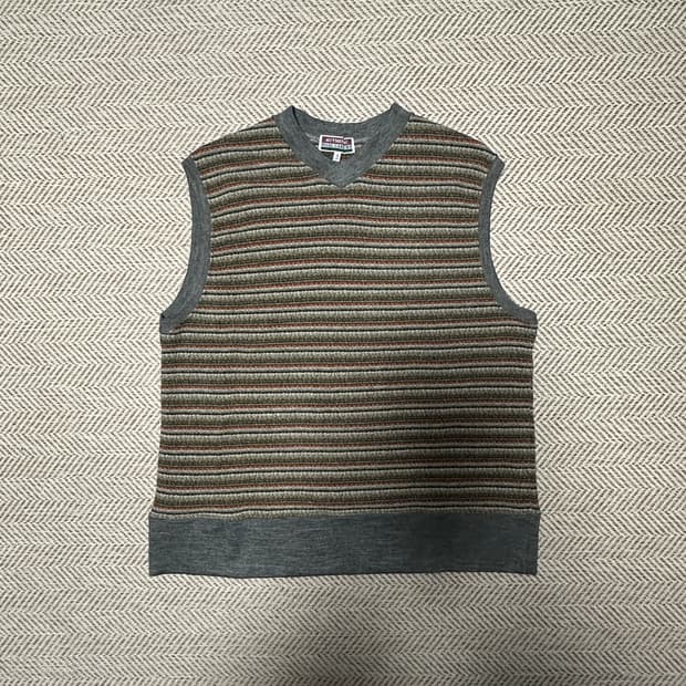 NIGEL CABOURN japan made knit vest
