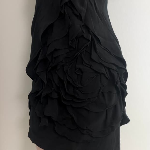 빈티지 오리엔탈 페어리 아카이브 블랙 원피스 아야즈 큐빈 파우닝